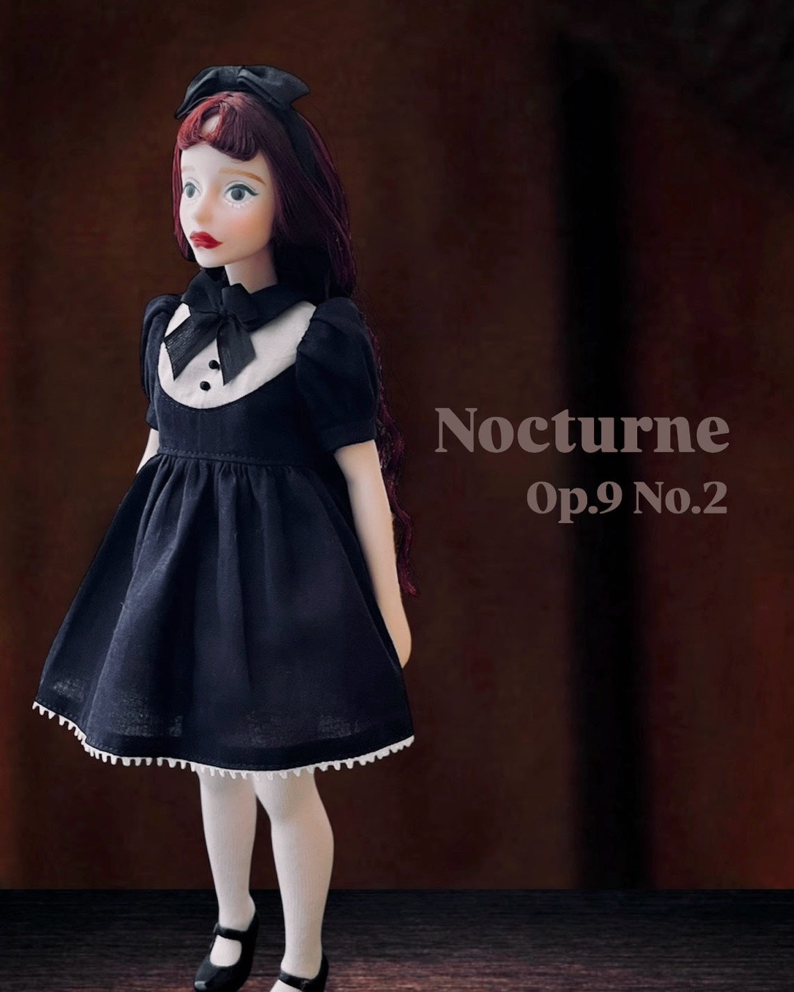 『Nocturne』Op.9 No.2 (A Serene Night) 22cm Doll dress