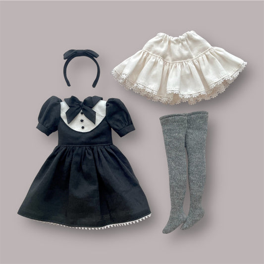 『Nocturne』Op.9 No.1 (The Darkest Night) 22cm Doll dress