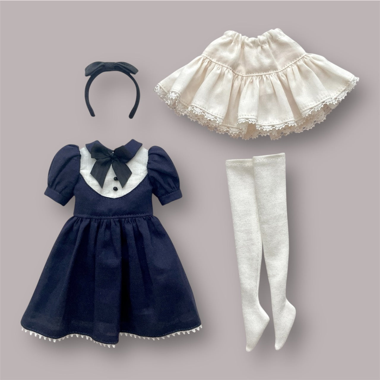 『Nocturne』Op.9 No.2 (A Serene Night) 22cm Doll dress