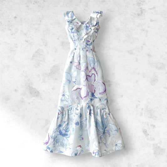 『Blue』(Pale blue)  27cm Doll dress